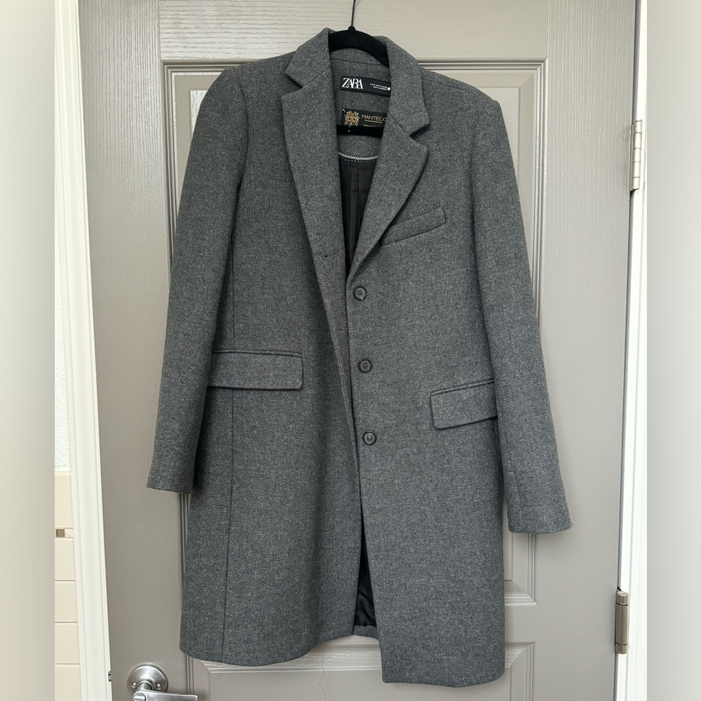 Zara Manteco Wool Coat